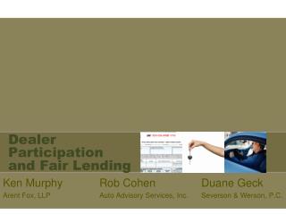 Dealer Participation and Fair Lending