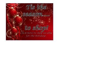 Tis the season…. to shop ! Click here to shop locally for the holidays