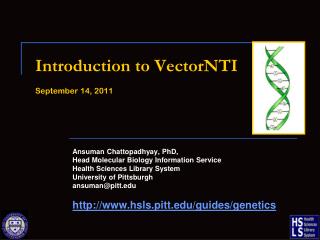 Introduction to VectorNTI September 14, 2011