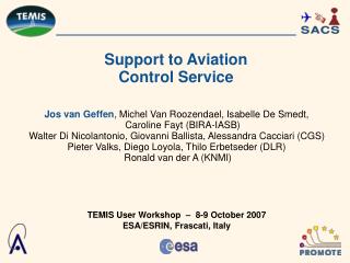 Support to Aviation Control Service