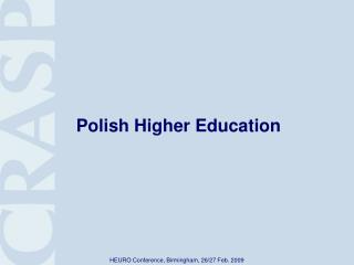 Polish Higher Education