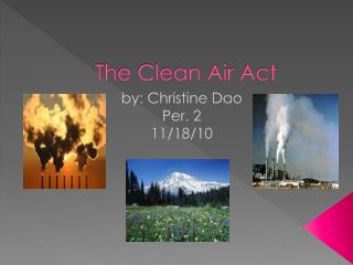 The Clean Air Act