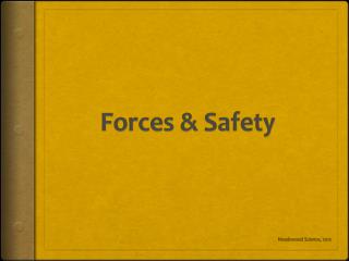 Forces &amp; Safety