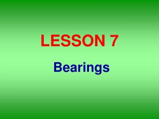 LESSON 7