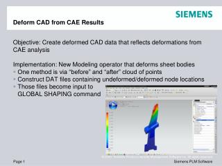 Deform CAD from CAE Results