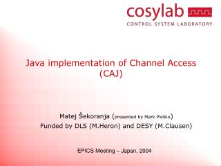 Java implementation of Channel Access (CAJ)