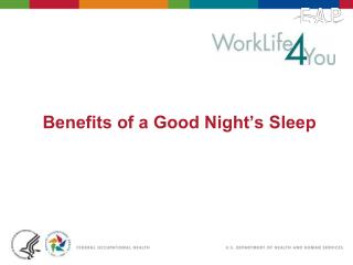 Benefits of a Good Night’s Sleep