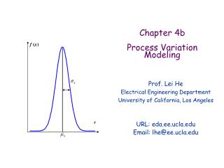 Chapter 4b Process Variation Modeling