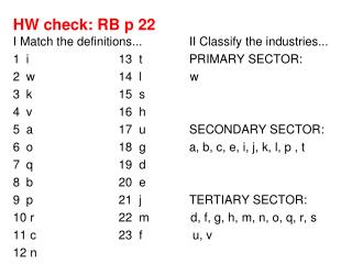 HW check: RB p 22