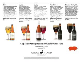A Special Pairing Hosted by Gather Americana