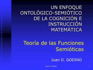 Teoría de las Funciones Semióticas