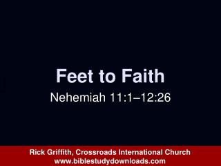 Feet to Faith
