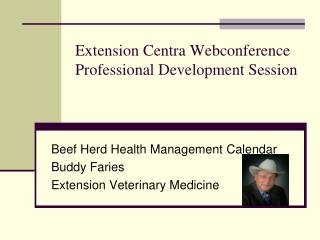 Extension Centra Webconference Professional Development Session
