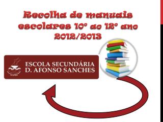 Recolha de manuais escolares 10º ao 12º ano 2012/2013