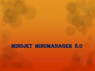 MINDJET MINDMANAGER 8.0
