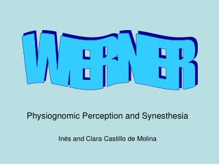 Physiognomic Perception and Synesthesia In é s and Clara Castillo de Molina