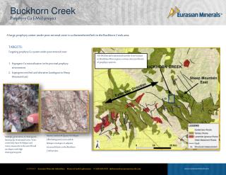 Buckhorn Creek Porphyry Cu (-Mo) project
