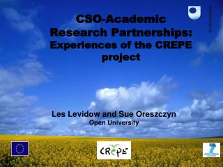 CSO-Academic Research Partnerships: Experiences of the CREPE project