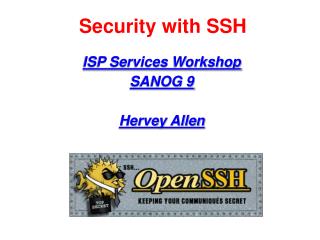 Security with SSH