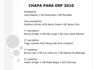 CHAPA PARA ERP 2010