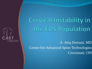 Cervical Instability in the EDS Population