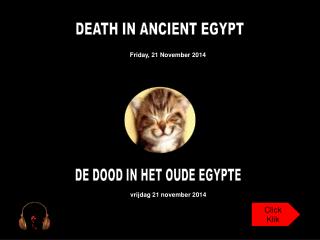 DEATH IN ANCIENT EGYPT