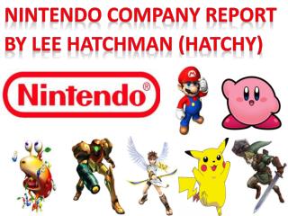 Nintendo Company report