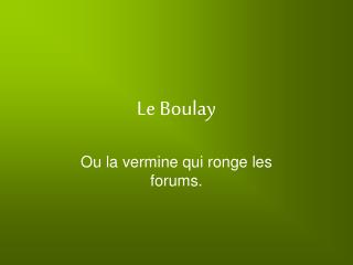 Le Boulay
