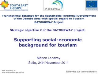Strategic objective 2 of the DATOURWAY project: Supporting social-economic background for tourism
