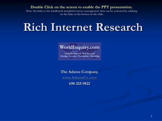 Rich Internet Research