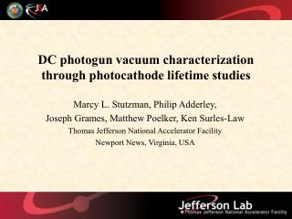 DC photogun vacuum characterization through photocathode lifetime studies