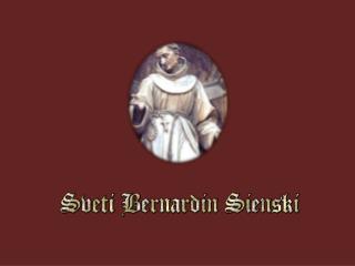 Sv. Bernardin Sienski