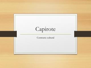 Capirote
