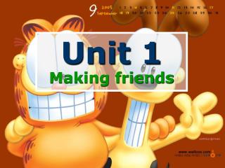 Unit 1 Making friends