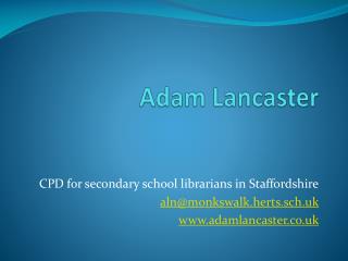 Adam Lancaster