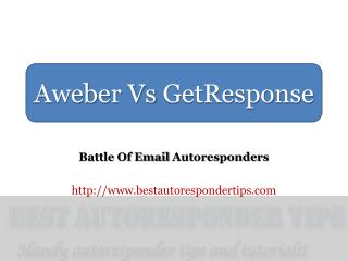 Aweber Vs GetResponse: A Comparison of Autoresponder Feature