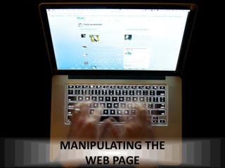 Manipulating the web page