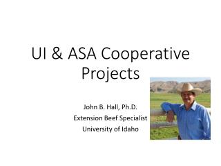UI &amp; ASA Cooperative Projects