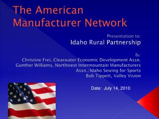 The American Manufacturer Network