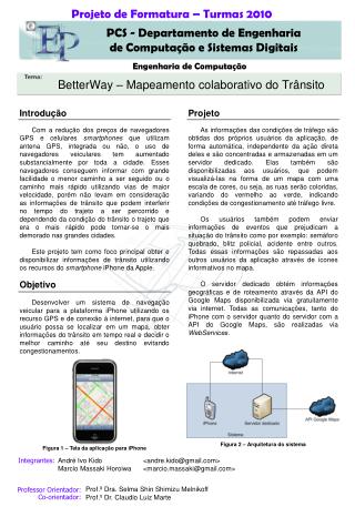 BetterWay – Mapeamento colaborativo do Trânsito