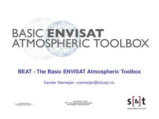 BEAT - The Basic ENVISAT Atmospheric Toolbox