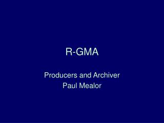 R-GMA