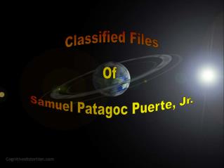 Classified Files Of Samuel Patagoc Puerte, Jr.