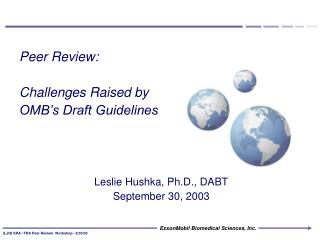 Peer Review: Challenges Raised by OMB’s Draft Guidelines