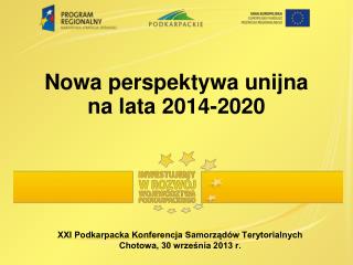 Nowa perspektywa unijna na lata 2014-2020