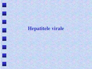 Hepatitele virale