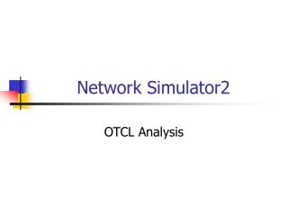 Network Simulator2
