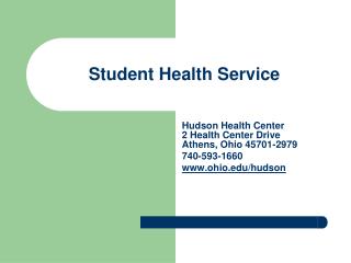 Student Health Service