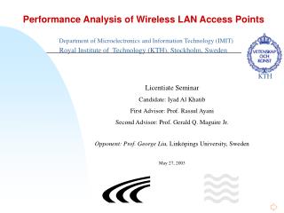 Performance Analysis of Wireless LAN Access Points