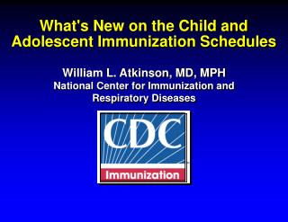 What's New on the Child and Adolescent Immunization Schedules